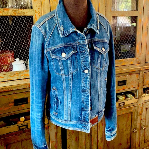 Pilcro and the Letterpress Jackets & Blazers - Pilcro Jean jacket